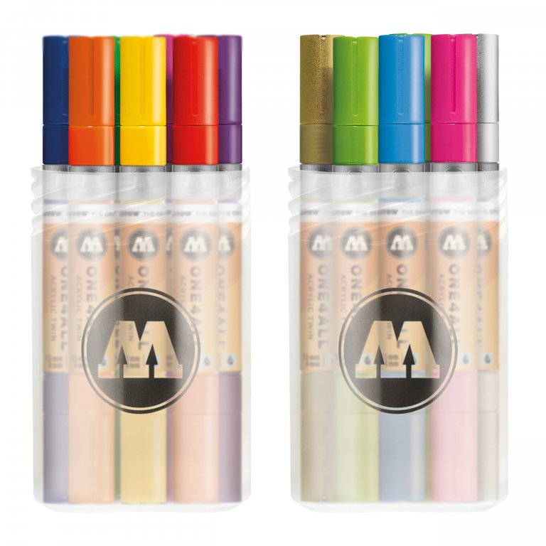 Molotow Lackmarker One4all Acryl Twin, set of 12