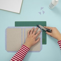DIY Set, Buchbinden, Hardcover Notizbuch
