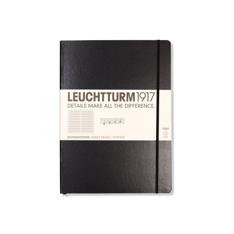 Leuchturm notebook with staff lines