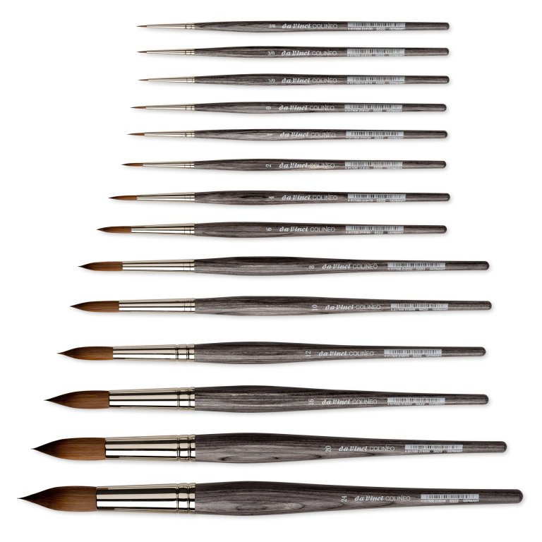 Da Vinci Aquarellpinsel Colineo, rund