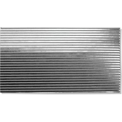 Mikro-Wellblech durchgeprägt, fein Aluminium, 175 x 240 mm, s=0,1 mm