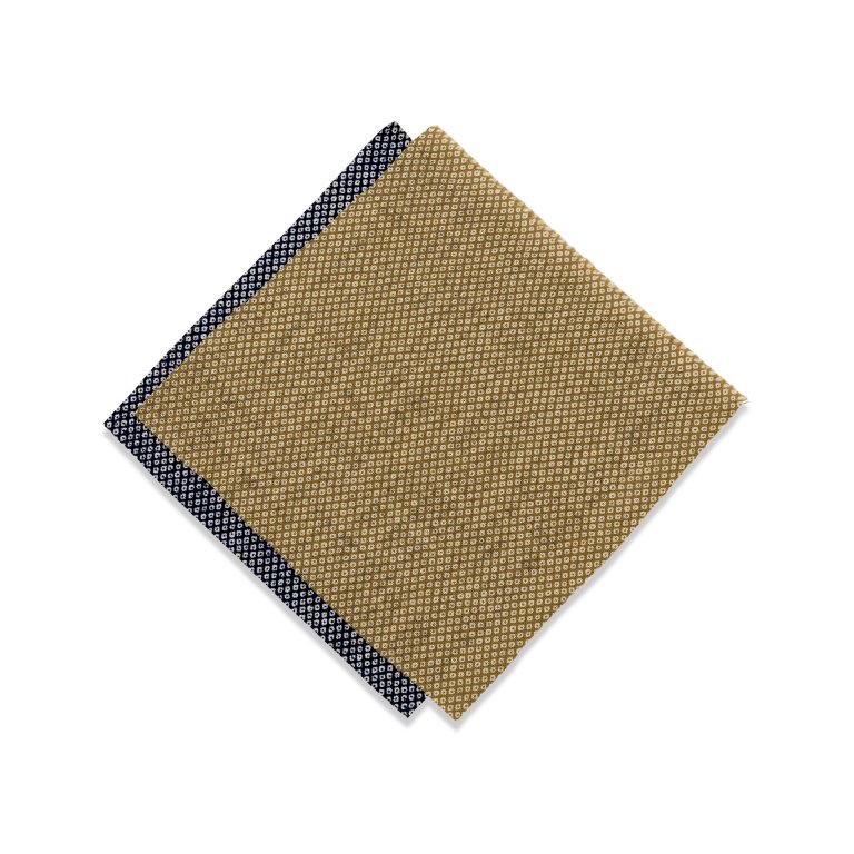 Tejido de kimono japonés Kanoko Shibori (diamantes)