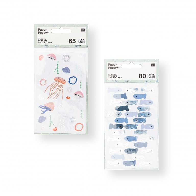 Paper Poetry Stickers self-adhesive, Hotfoil