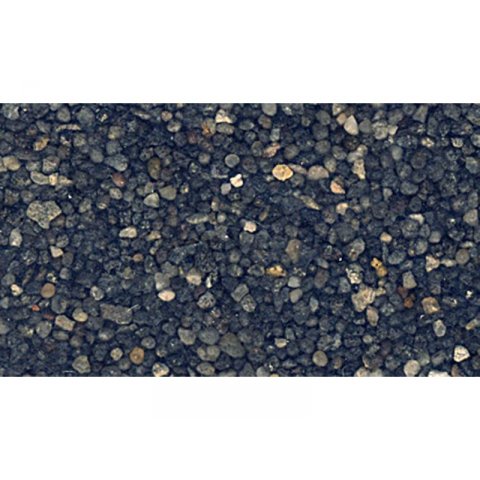 Heki natural stone gravel, coloured bag 500 g, basalt, dark grey (3171)