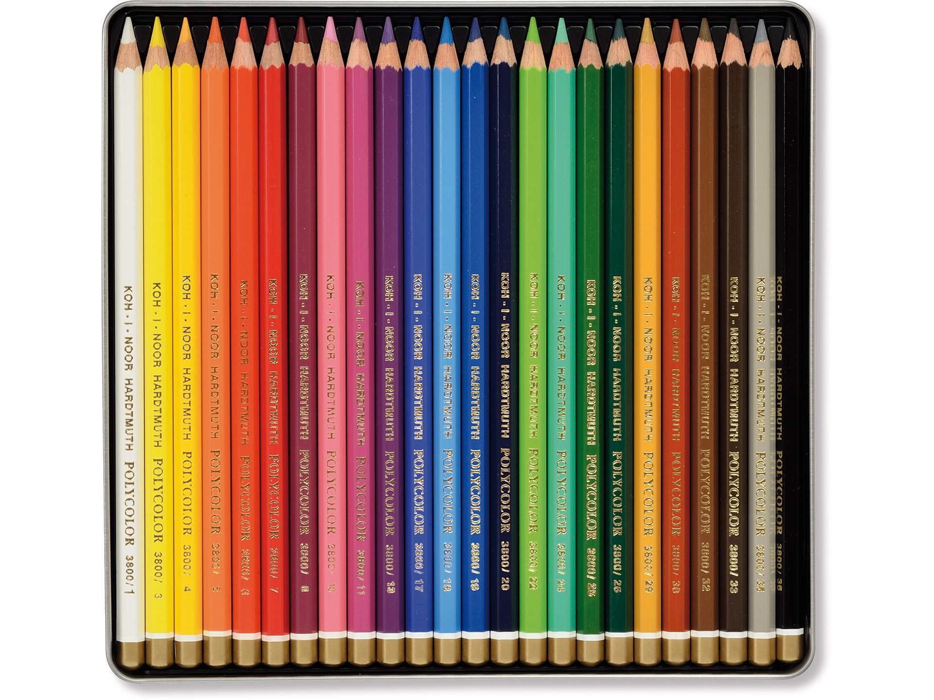 Koh-I-Noor Polycolor Artists Coloured Pencils (Set of 24)