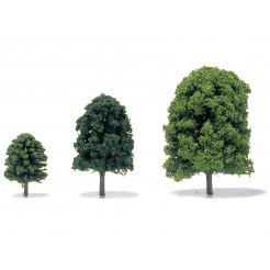 Árboles de hoja caduca de alambre enrollado