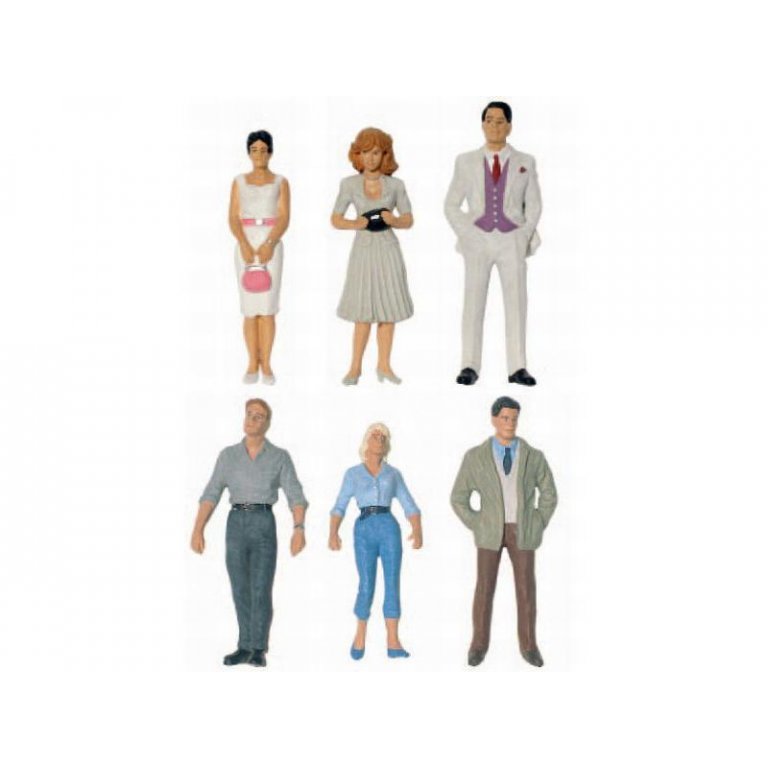 Figure-dettaglio Preiser, dipinte a colori, 1:24