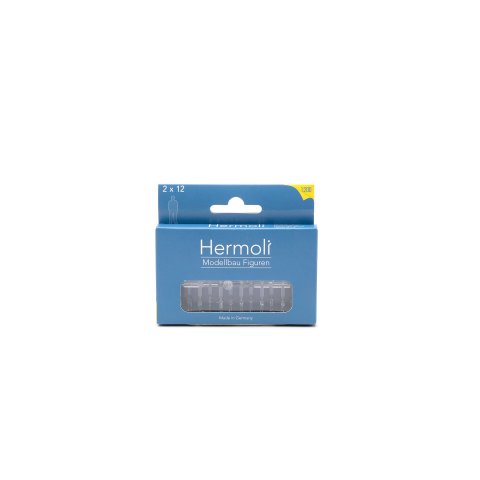 Detalles de Hermoli, transparente, 1:200 2 x 12 diferentes Transeúntes, de pie (02-30110)