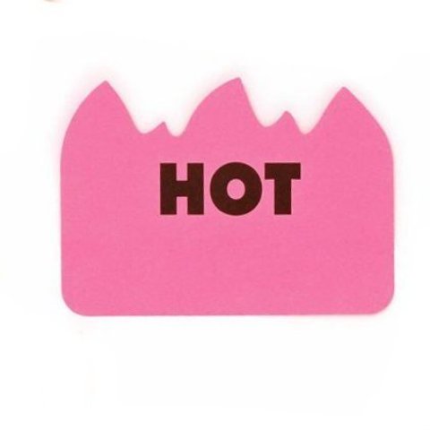 Hot Flame Sticky Notes 76 x 55 mm, 100 Stück, pink