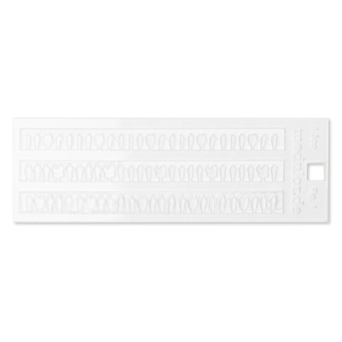 Acrylglas Silhouetten-Figuren, gelasert, 1:500 Figuren 1, 75 Elemente, farblos