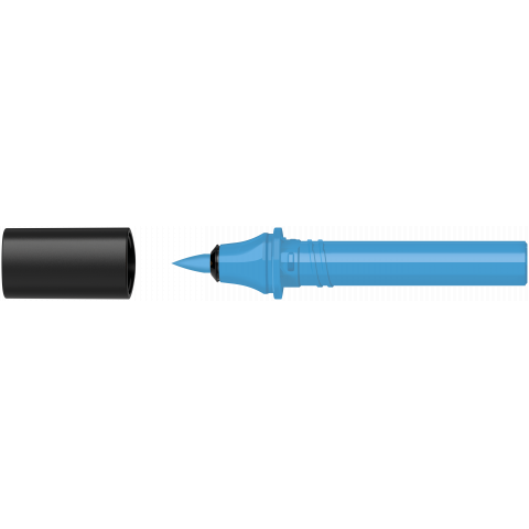 Cartuccia di ricambio Molotow per Sketcher, Brush Punta del pennello, blu cristallo scuro (B235)