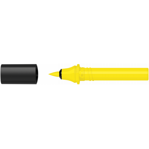 Molotow replacement cartridge for Sketcher, Brush Brush tip, yellow (Y025)