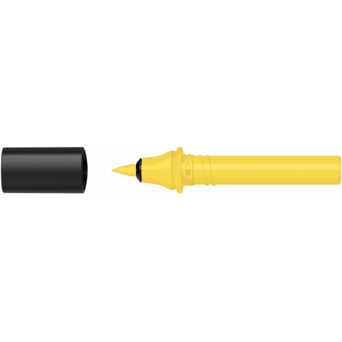 Cartucho de recambio Molotow para Sketcher, Brush Punta de pincel, amarillo dorado (Y030)