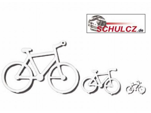 Biciclette in polistirene, bianche
