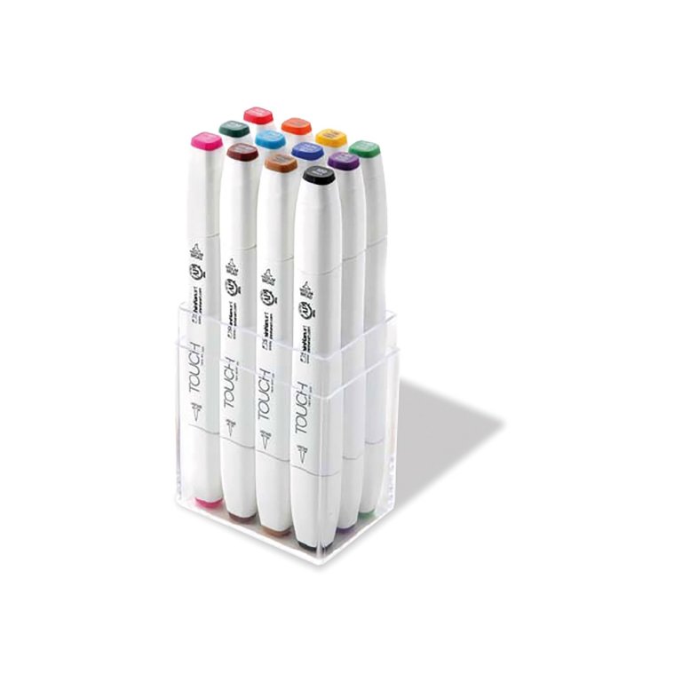 Touch Twin Brush Marker, set of 12