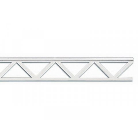 Lattice girder ABS, white set of 2, h=3,0 mm, l=85 mm