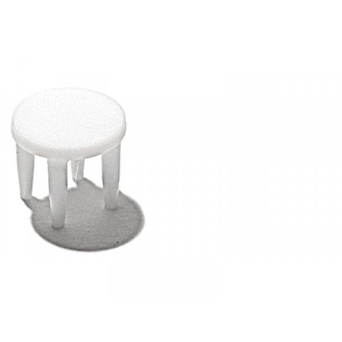 Tables, white, 1:100 round, ø 800 mm, 4 legs, 10 pieces