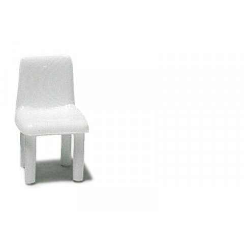 Chairs, white, 1:50 chair, 4 legs