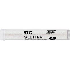 Organic glitter 10 g, for sprinkling, iridescent white