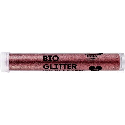 Bio Glitzer 10 g, zum Streuen, rot