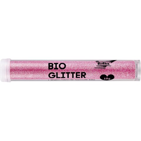 Bio Glitzer 10 g, zum Streuen, irisierend pink