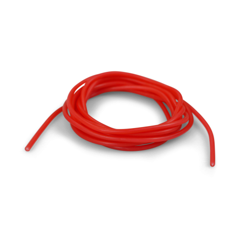 Cordones de cera 2 piezas, ø 3 mm, l = 2,1 m, rojo