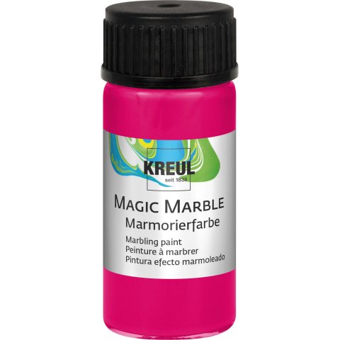 Marbling paint Glass 20 ml, neon pink