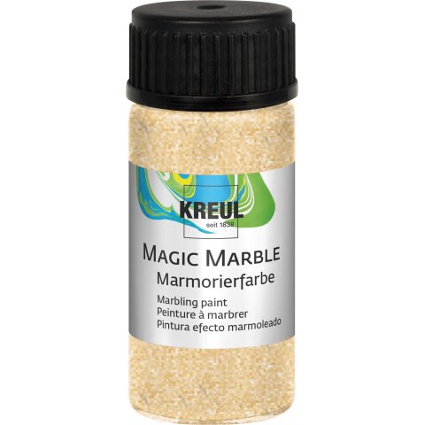 Marmorierfarbe Glas 20 ml, glitzer gold