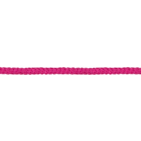 Cordón redondo retorcido, algodón ø 4 mm, rosa (786)
