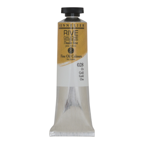 Sennelier feine Ölfarbe Rive Gauche Metalltube 40 ml, Gold (028)