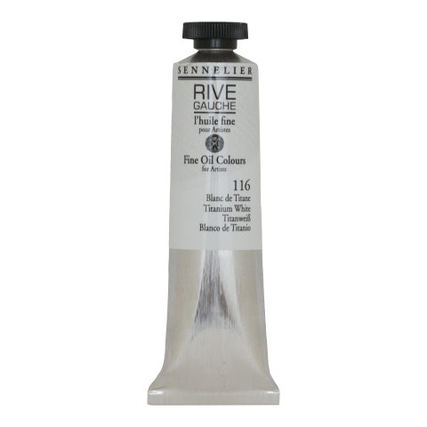 Sennelier feine Ölfarbe Rive Gauche Metalltube 40 ml, Titanweiss (116)
