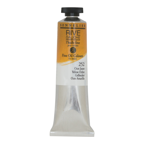 Óleo fino Sennelier Rive Gauche Tubo metálico 40 ml, amarillo ocre (252)