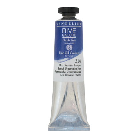 Sennelier feine Ölfarbe Rive Gauche Metalltube 40 ml, Franz. Ultramarinblau (314)