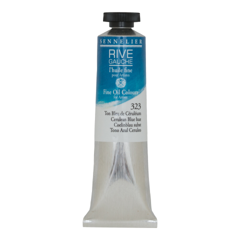 Óleo fino Sennelier Rive Gauche Tubo metálico 40 ml, azul cerúleo subst. (323)