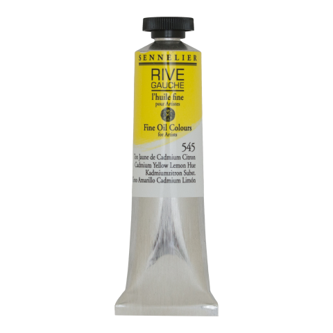 Sennelier fine oil paint Rive Gauche Metal tube 40 ml, cadmium citron subst. (545)