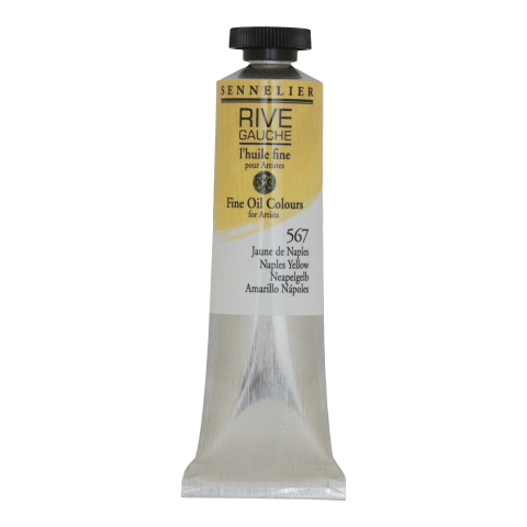 Sennelier fine oil paint Rive Gauche Metal tube 40 ml, Naples yellow (567)