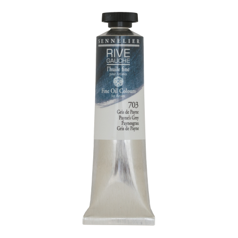 Sennelier feine Ölfarbe Rive Gauche Metalltube 40 ml, Paynesgrau (703)