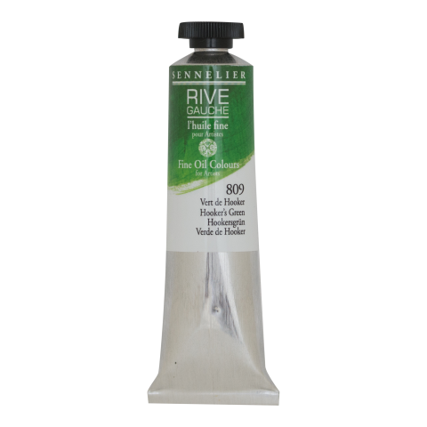 Sennelier feine Ölfarbe Rive Gauche Metalltube 40 ml, Hookersgrün (809)