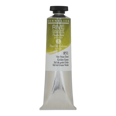 Sennelier feine Ölfarbe Rive Gauche Metalltube 40 ml, Stil de Grain Grün (851)
