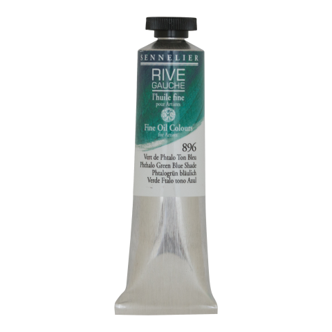 Sennelier feine Ölfarbe Rive Gauche Metalltube 40 ml, Phtalogrün (Bläulich) (896)