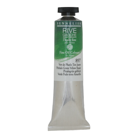 Sennelier feine Ölfarbe Rive Gauche Metalltube 40 ml, Phtalogrün (Gelblich) (897)