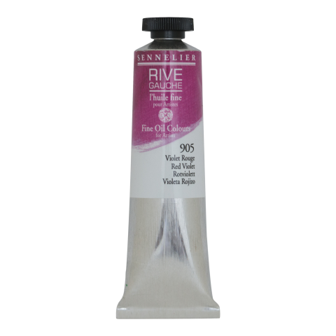 Sennelier fine oil paint Rive Gauche Metal tube 40 ml, red violet (905)