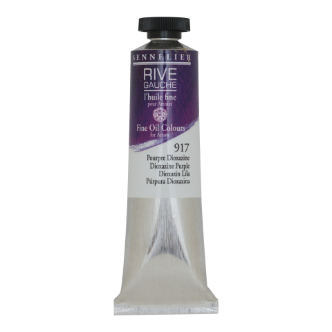 Sennelier feine Ölfarbe Rive Gauche Metalltube 40 ml, Dioxazin Lila (917)