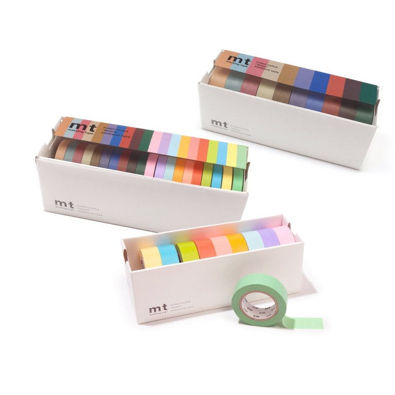 Mt Washi Klebeband uni, Set
