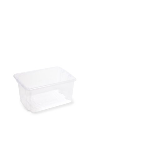 Apilador y caja de almacenamiento Apilador rotativo incoloro Pequeño, 14 l (exterior: aprox. 400 x 280 x 200 mm)