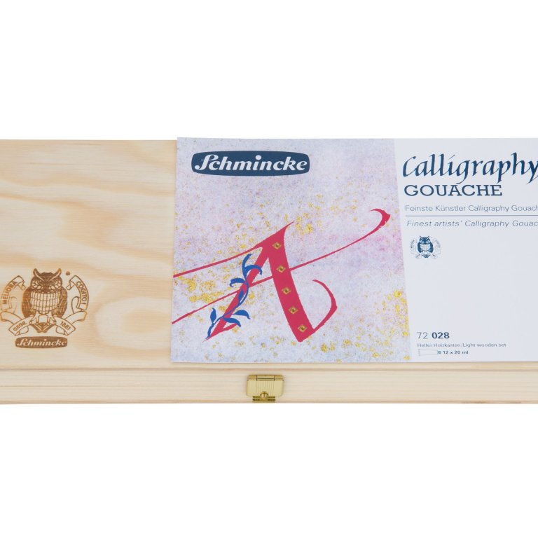 Shop Schmincke gouache paint calligraphy set online at Modulor