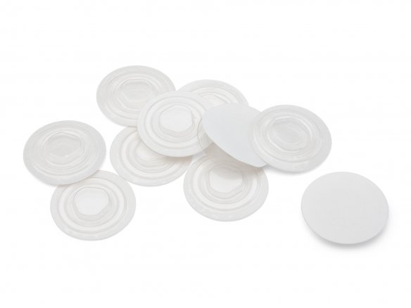 CD-Clip PVC rigido, autoadesivo, trasparente