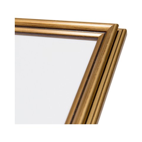 Maude wooden photo frame 10 x 15 cm, old gold