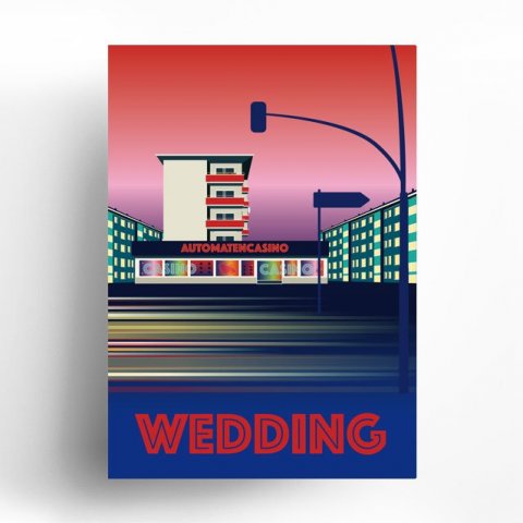 S.Wert Poster Berlin 420 x 594 mm, DIN A2, in Karton, Wedding