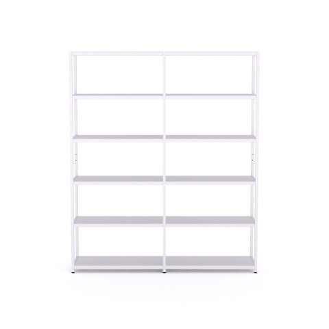 Modulor shelf M4.6 1865x1575x400mm, white, RAL 9016, FS